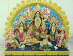 স্পেনের মাদ্রিদে পূজা উদযাপন পারিষদের মাতৃ আরাধনা। ছবি: কাঞ্চন সরকার।