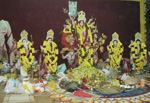 চেন্নাইয়ের সাউথ মাদ্রাজ কালচারাল অ্যাসোসিয়েশনের পুজো। ছবি:  তাপস চট্টোপাধ্যায়।